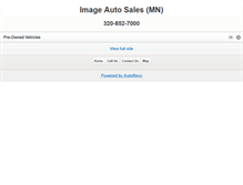 Tablet Screenshot of myimageautosales.com